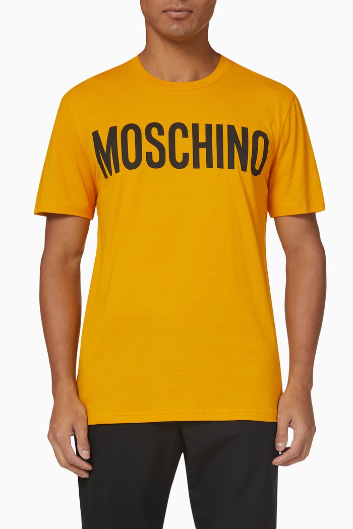 

Logo T-Shirt in Cotton, Yellow
