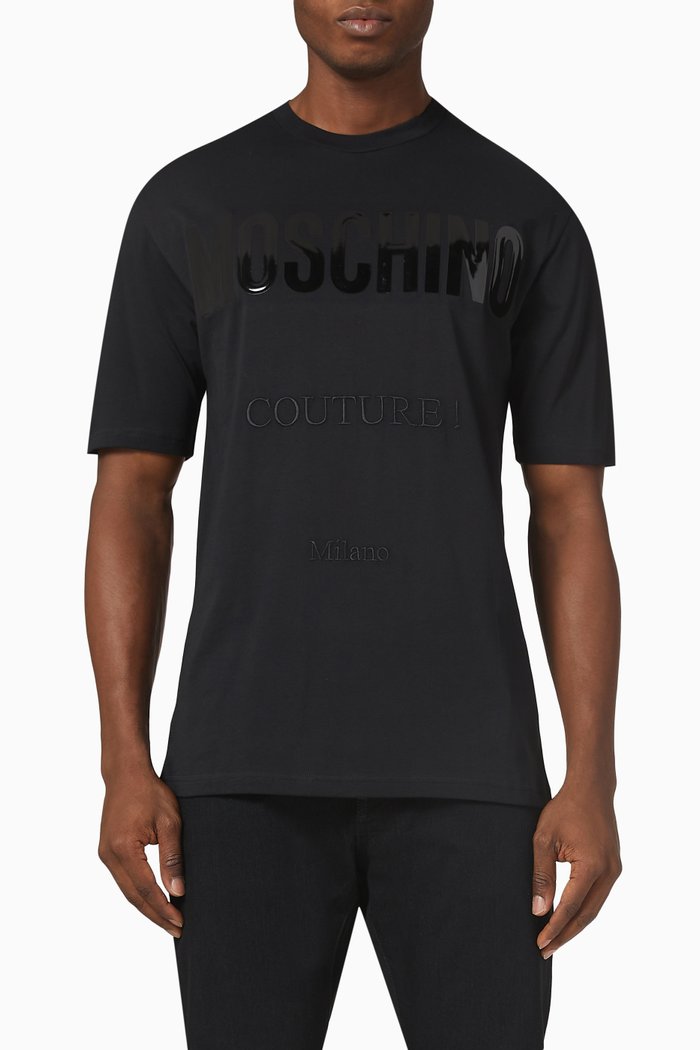 

Teddy T-shirt in Cotton, Black