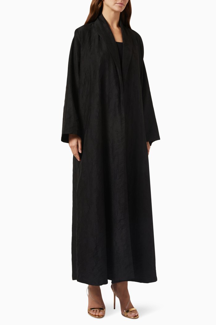 

Jacket Style Abaya, Black