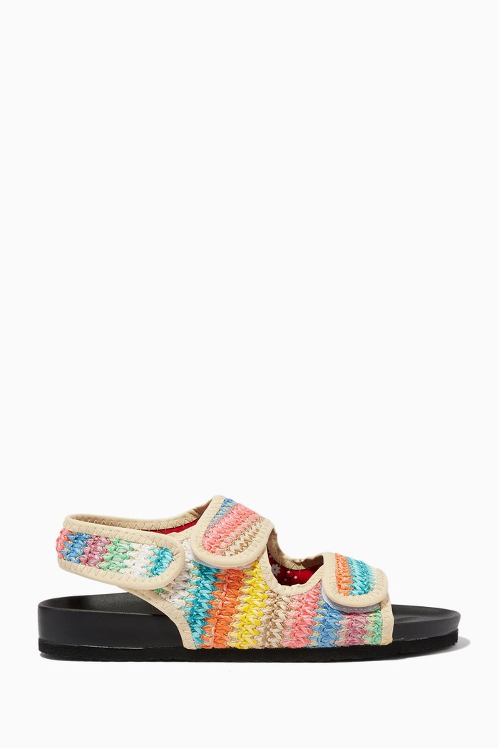 

Apache Raffia Sandals in Repreve®, Multicolour