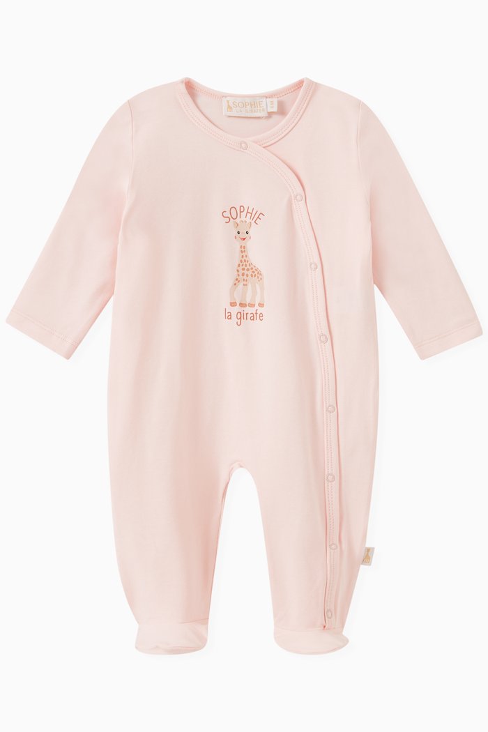 

Logo Bodysuit in Cotton, Pink