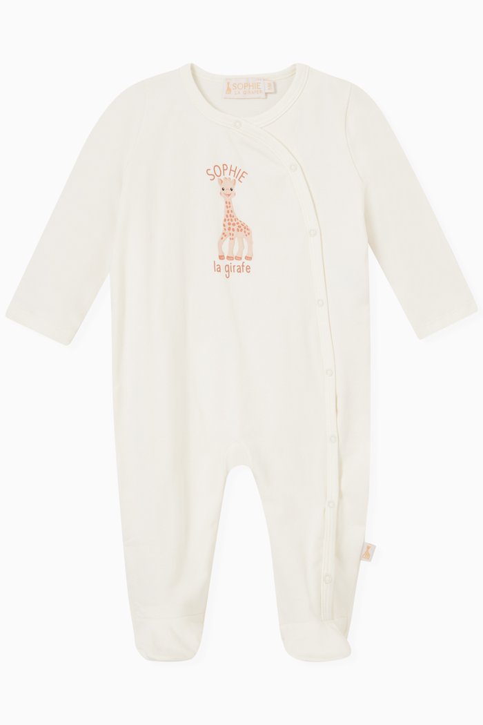 

Logo Print Pyjama in Cotton, White