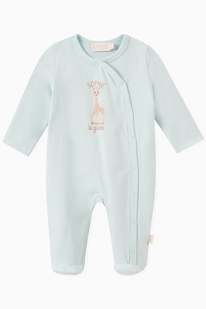

Logo Sleepsuit in Cotton, Blue