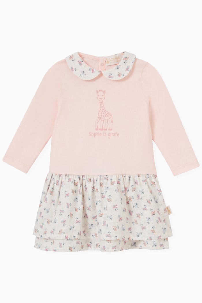 

Sweater Dress in Cotton, Pink