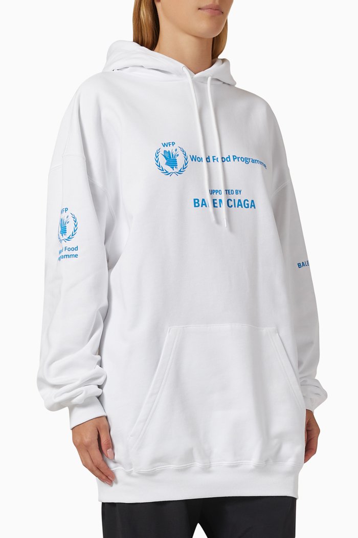 

WFP Medium Fit Hoodie in Organic Cotton Fleece, White