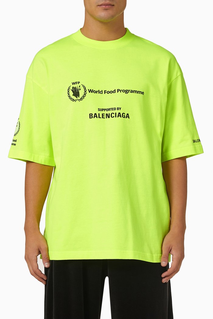 

WFP T-Shirt in Cotton Jersey, Yellow