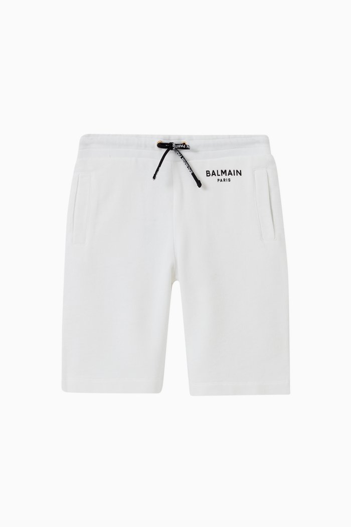 

Logo Shorts in Cotton, White