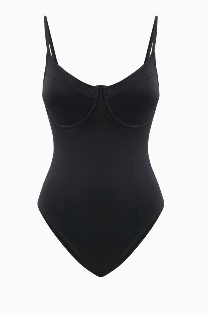 

Good Compression Showoff One-piece Swimsuit, Black