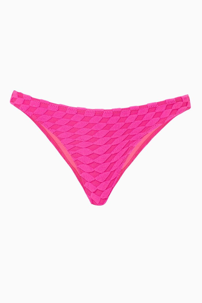 

Jacquard Better Bikini Briefs in Terry Woven Fabric, Pink
