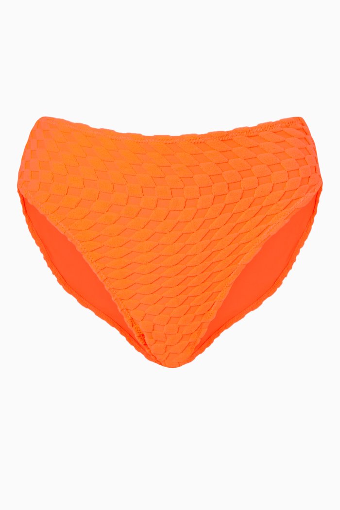 

Jacquard Better Bikini Briefs in Terry Woven Fabric, Orange