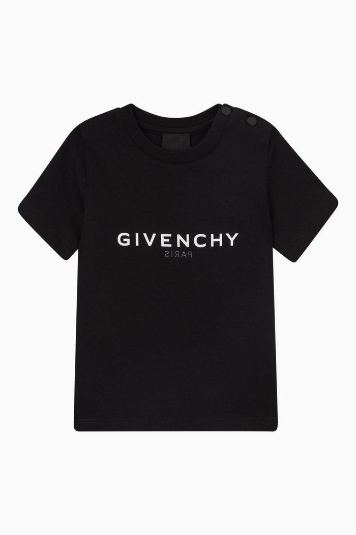 

Logo Print T-shirt in Cotton Jersey, Black