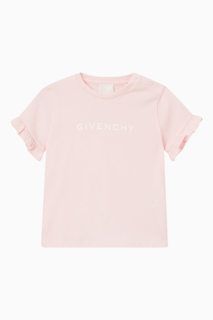 

Givenchy Logo T-shirt in Cotton Jersey, Pink