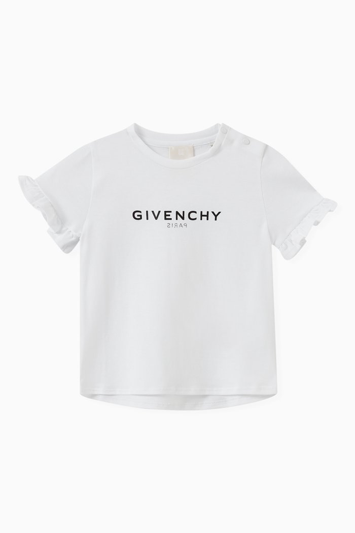 

Givenchy Logo T-shirt in Cotton Jersey, White