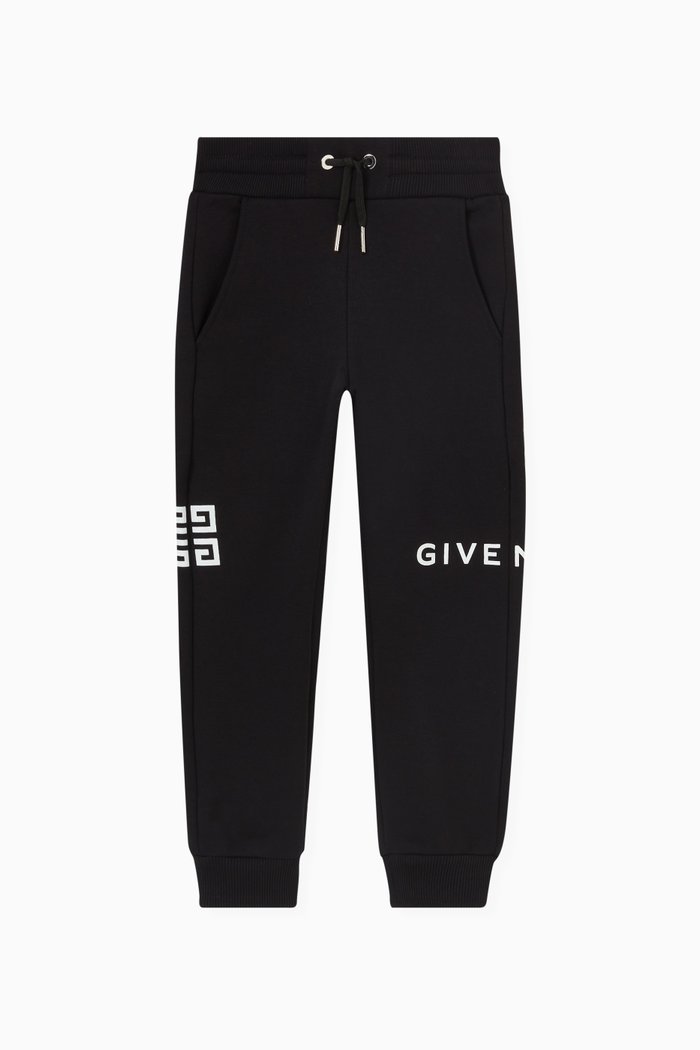 

Logo Sweatpants in Cotton Fleece, Black
