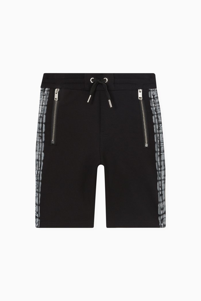 

Logo Shorts in Cotton, Black