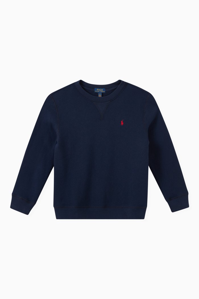 

Mini Logo Sweatshirt in Cotton blend, Blue