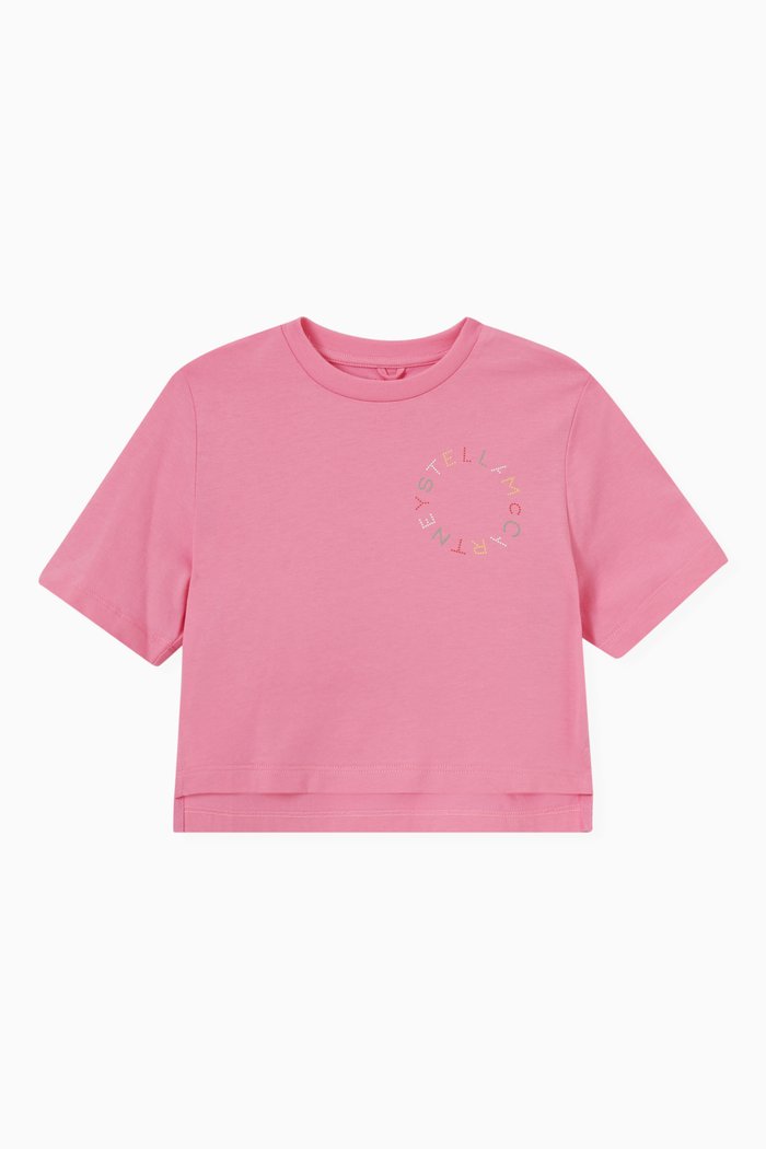 

Logo T-shirt in Cotton Jersey, Pink