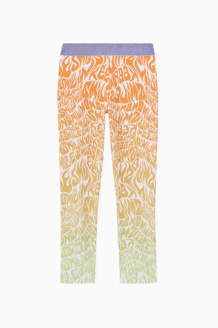 

Keep On Smiling Leggings in Cotton Blend, Multicolour