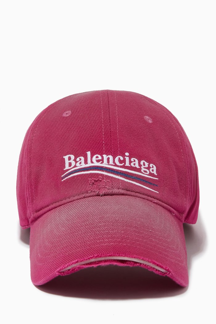 

Political Campaign Destroyed Cap in Cotton, Pink