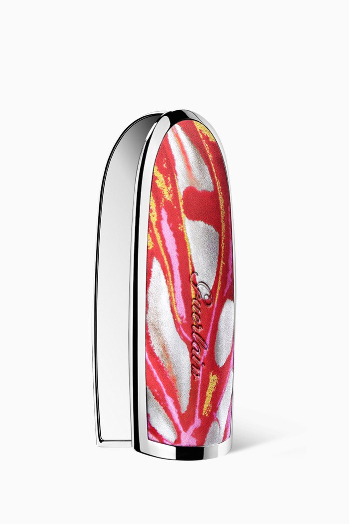 

Scarlet Red Rouge G Double Mirror Refillable Lipstick Case, Multicolour