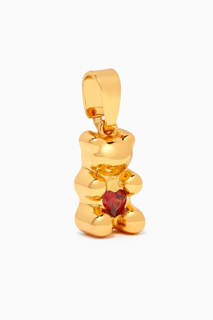 

Amore Nostalgia Bear Pendant in 18kt Gold-plated Brass