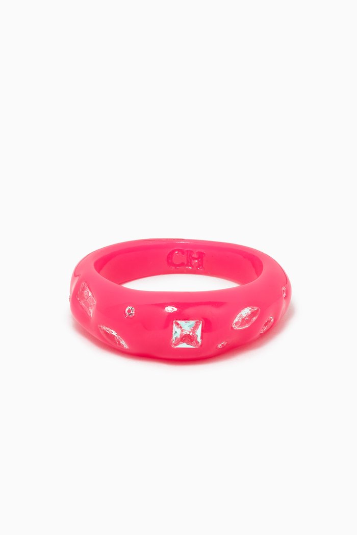 

Cosmo Ring in Resin, Pink