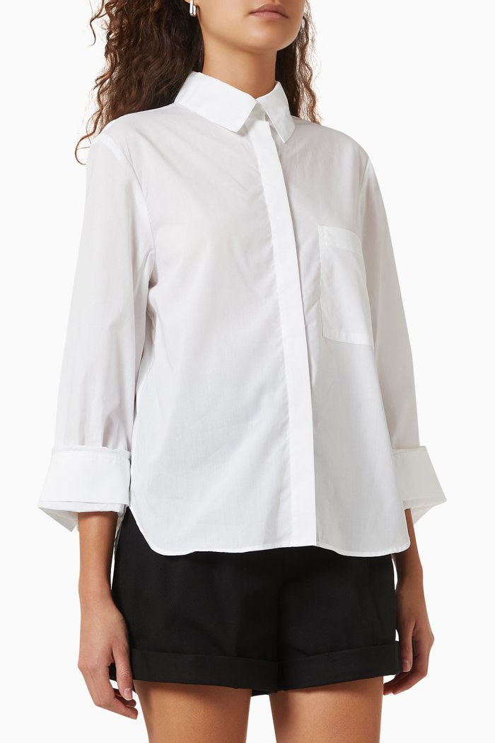 

The Boyfriend Shirt in Cotton Poplin, White