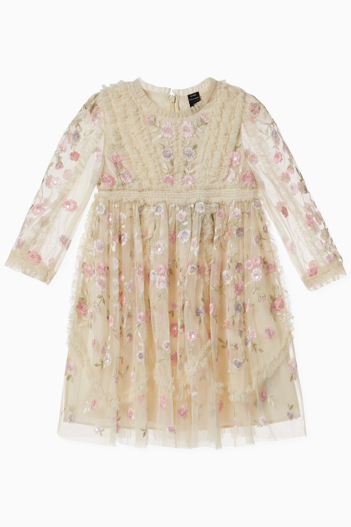 

Wallflower Dress in Tulle, Gold