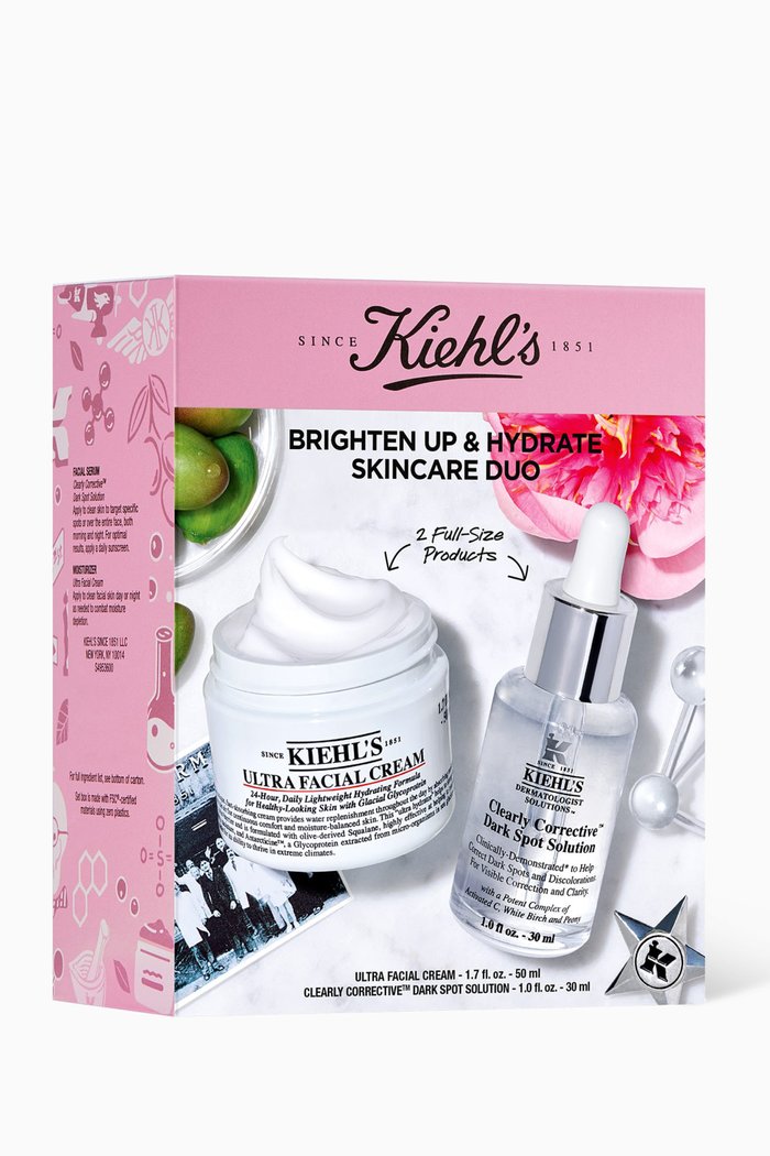 Brighten Up & Hydrate Skincare Gift Set, Multicolour