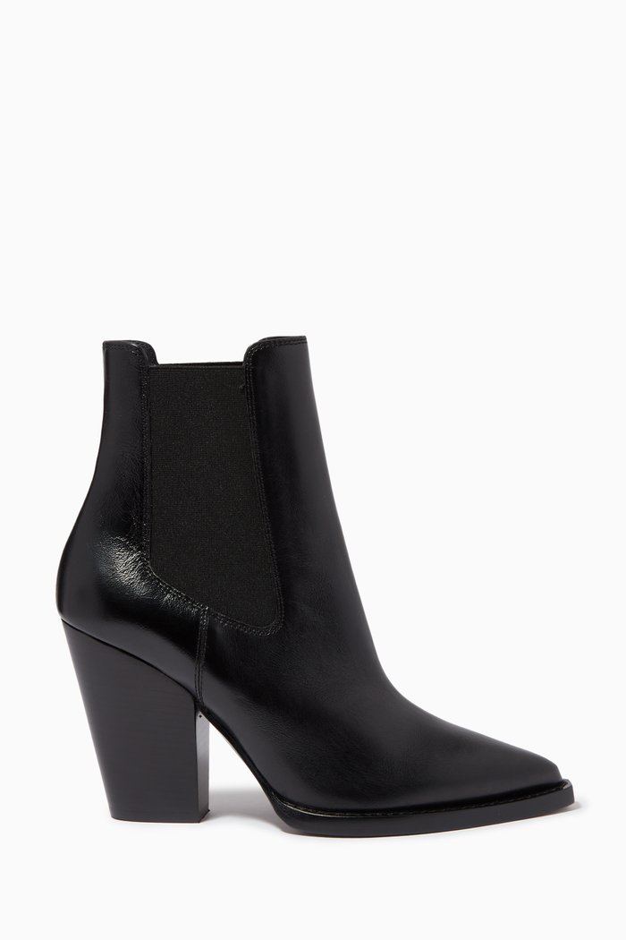 

Theo 95 Chelsea Boots in Smooth Leather, Black