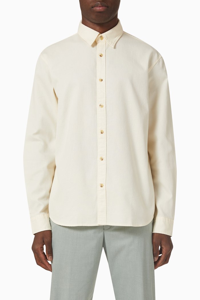 

Casual Shirt in Cotton, Neutral