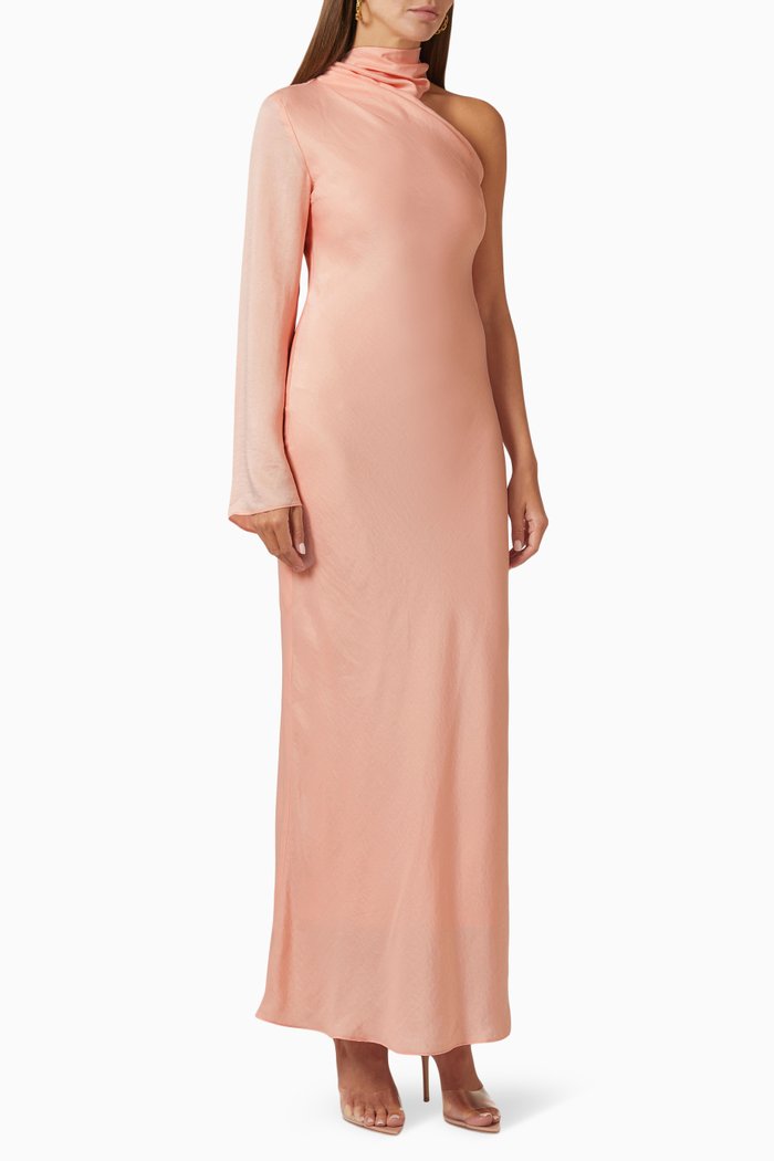 

Rhiannon One-shoulder Maxi Dress, Purple