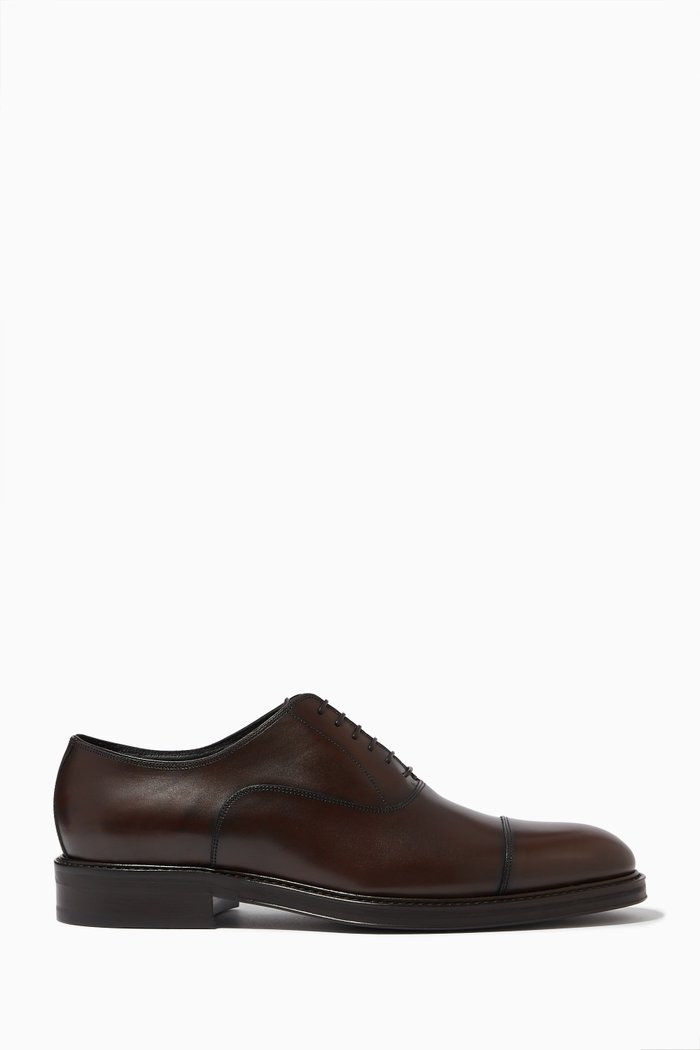 

Regent CL Oxford Shoes in Leather, Brown