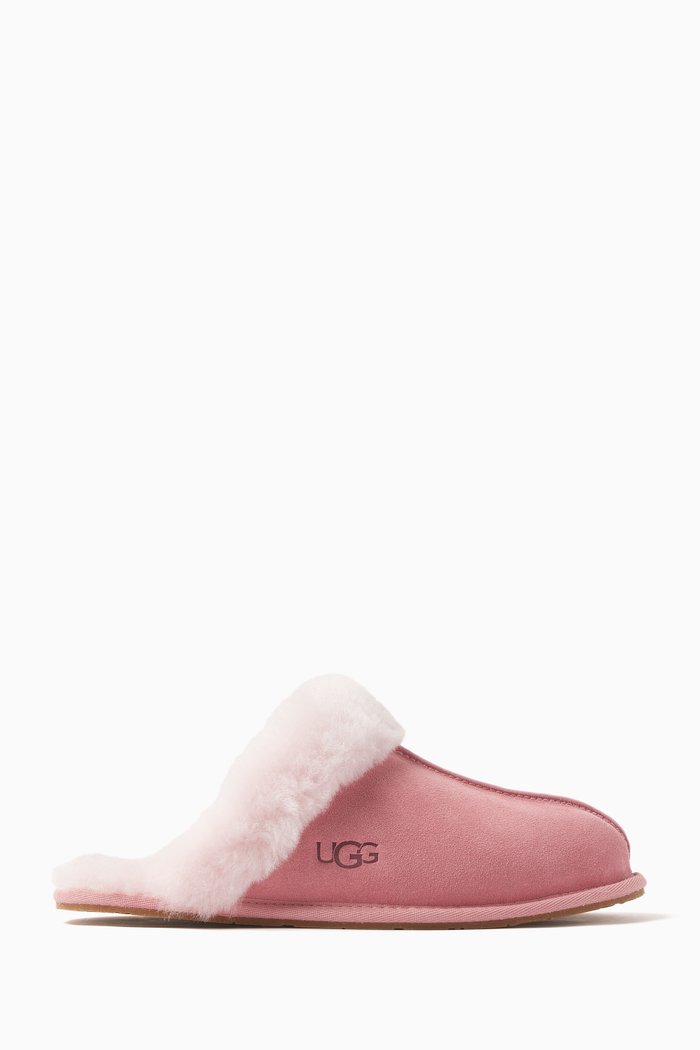 

Scuffette II Slipper in Suede & Sheepskin Fur, Pink