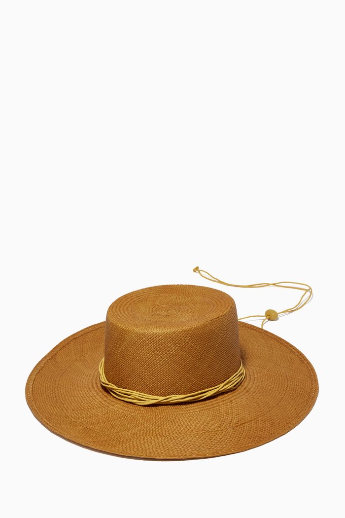 

Jacaranda Hat in Toquilla Straw, Brown