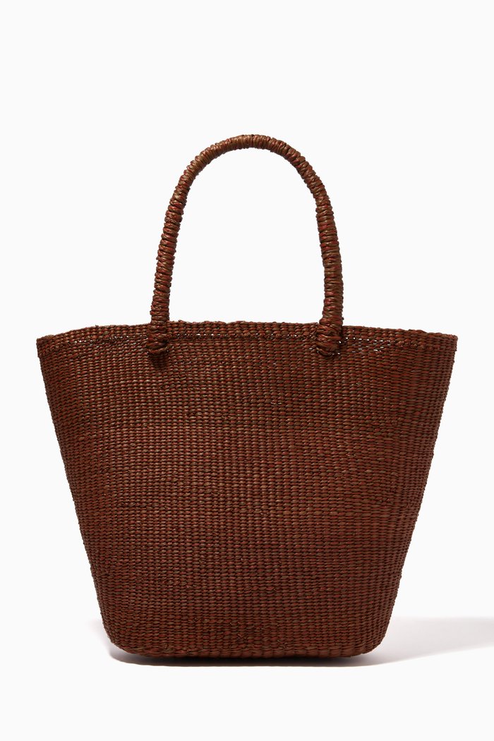 

Cuenca Tote Bag in Toquilla Straw, Brown