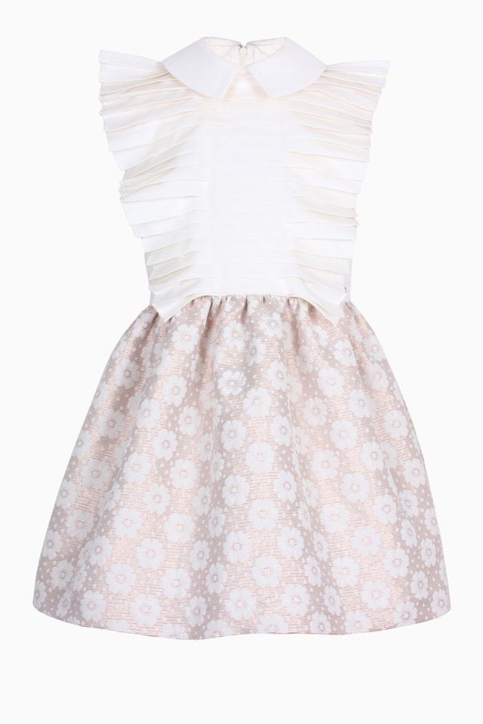

Celine Dress in Cotton Blend, Gold