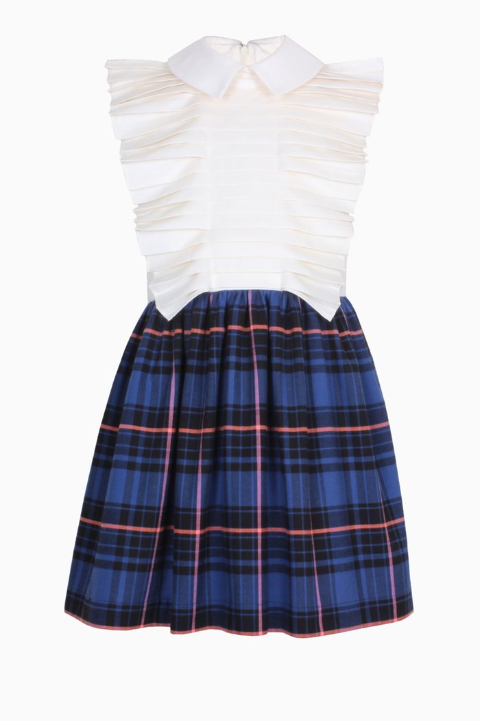 

Celine Dress in Cotton Blend, Blue