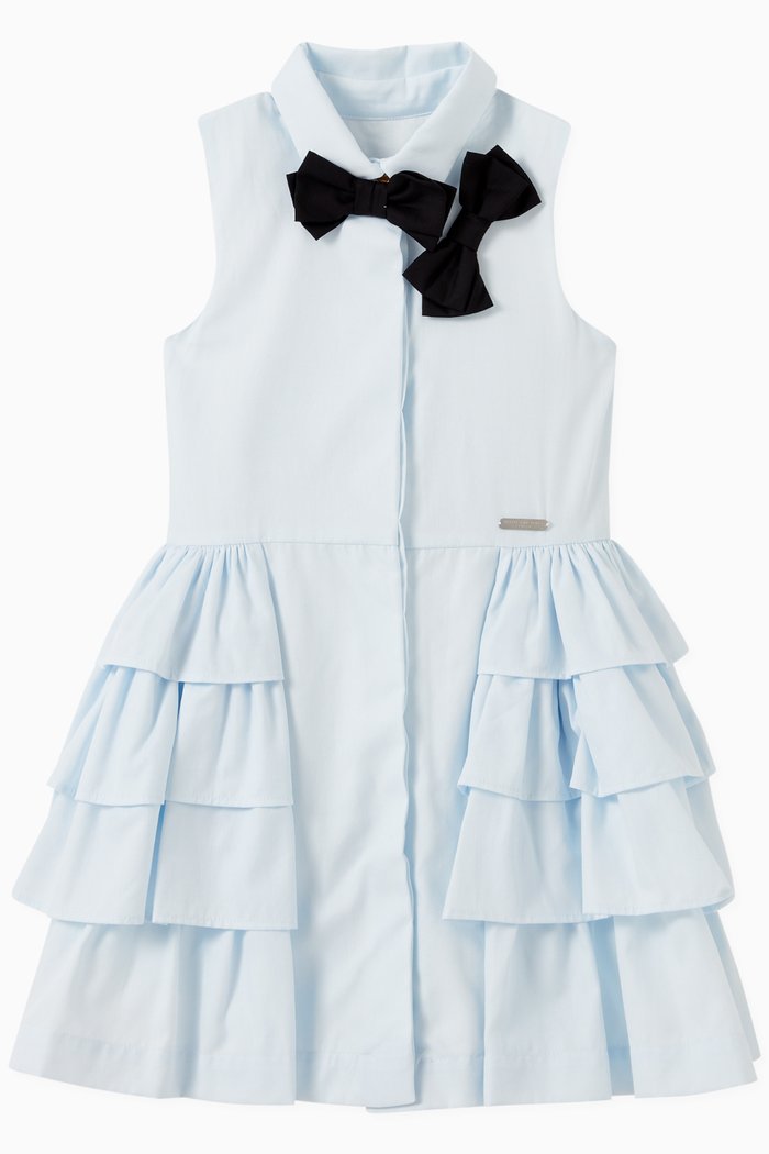 

Roma Dress in Cotton, Blue