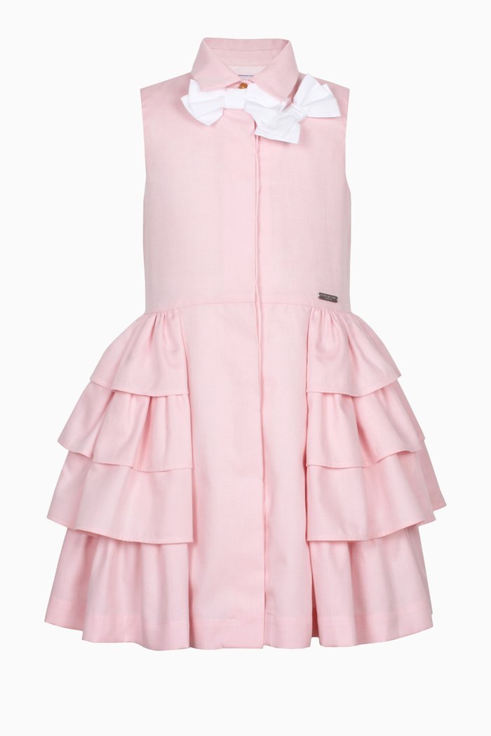 

Roma Dress in Cotton, Pink