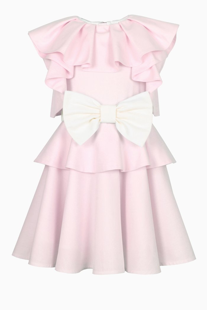 

Clara Dress in Cotton, Pink
