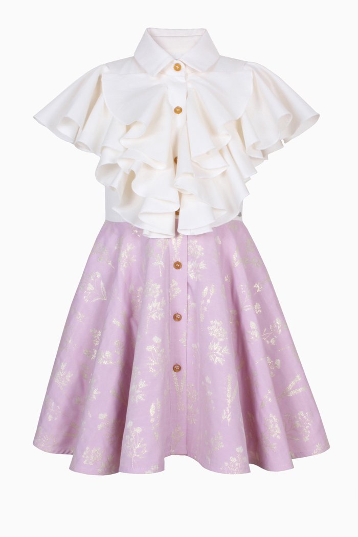 

Coco Dress in Cotton Blend, Pink