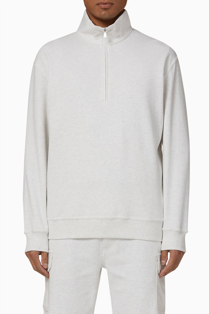

Turtleneck T-shirt in Cotton, Grey