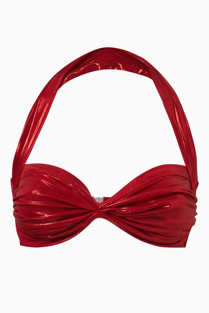 

Bill Bra Bikini Top, Red