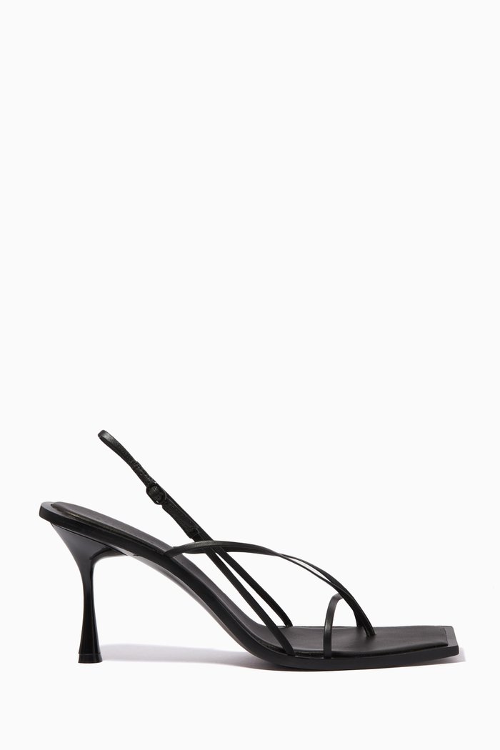 

Slingshot 90 Thong Sandals in Nappa, Black