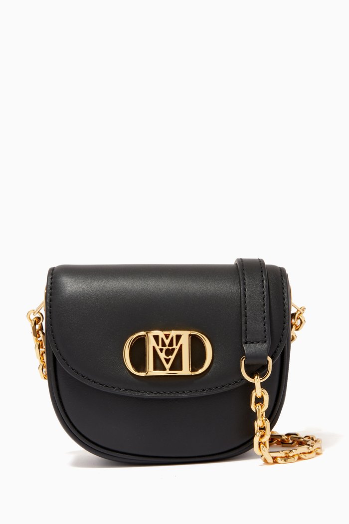 

Mini Mode Travia Crossbody Bag in Spanish Leather, Black