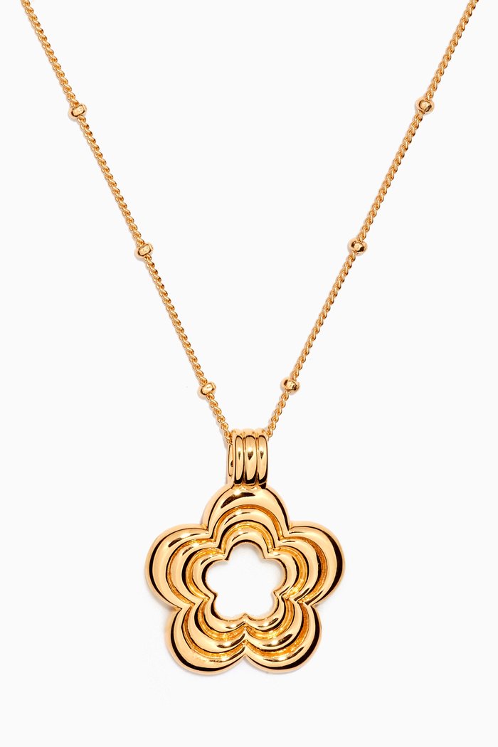 

Good Vibes Pendant Necklace in 18kt Gold-plated Vermeil