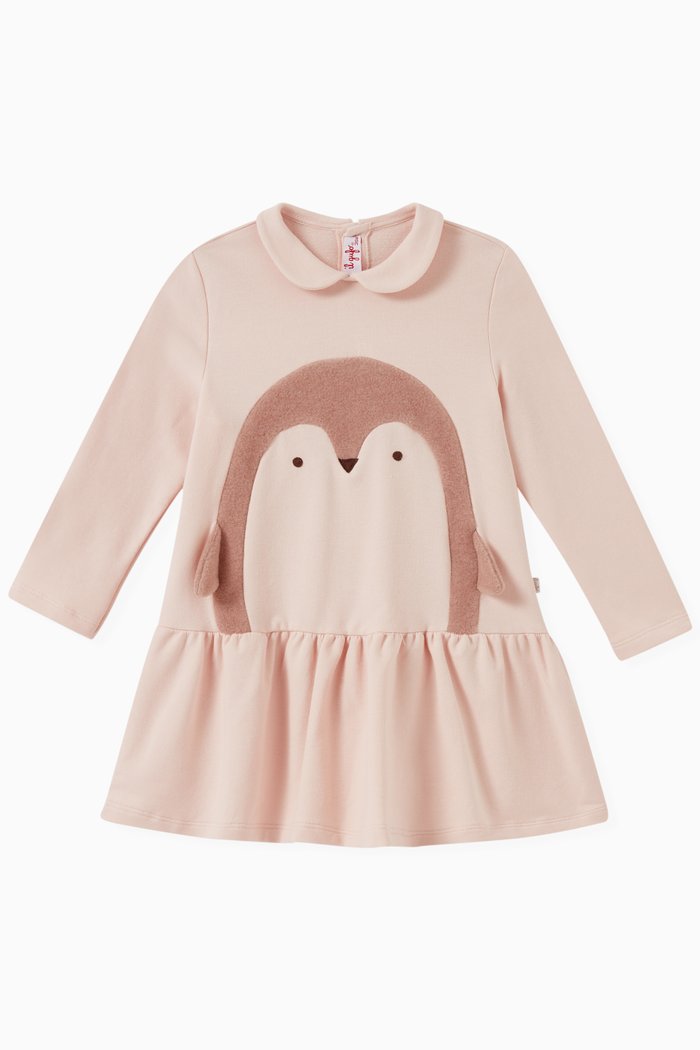 

Penguin Dress in Jersey, Pink