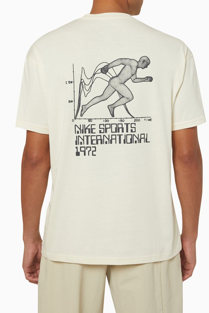 Circa Graphic T-shirt in Cotton-blend, Neutral