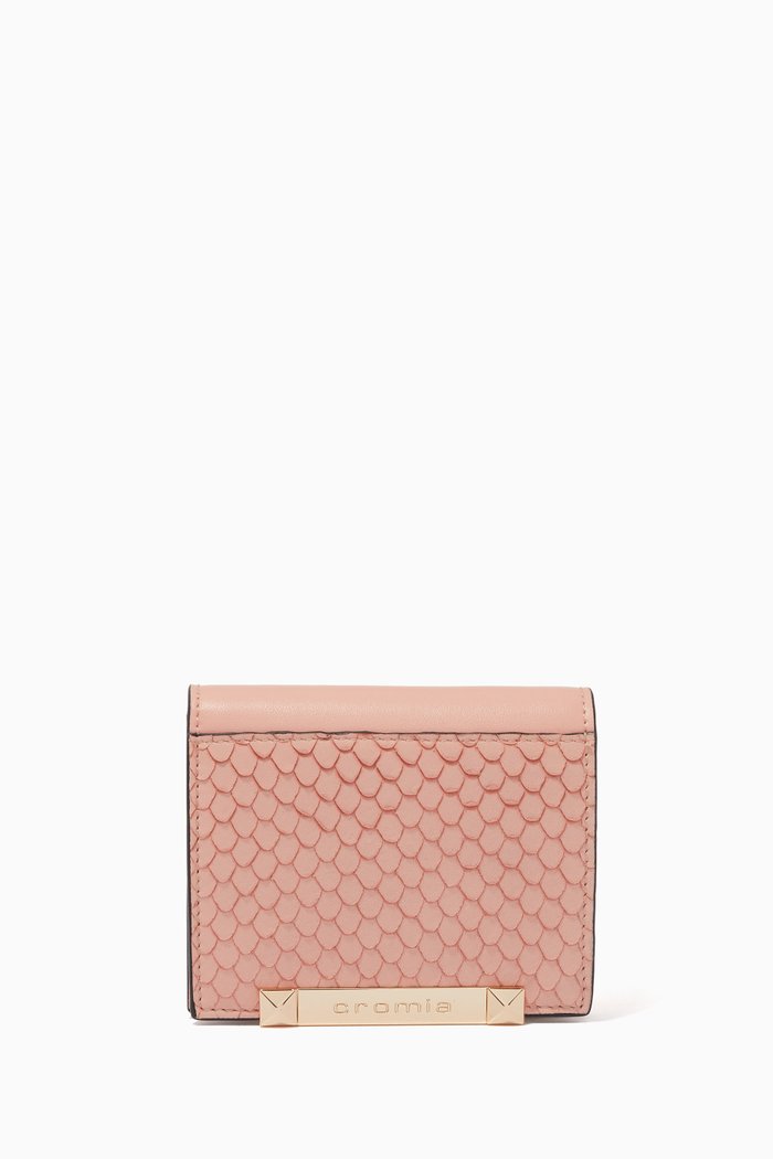 

Bi-fold Wallet in Calfskin, Neutral